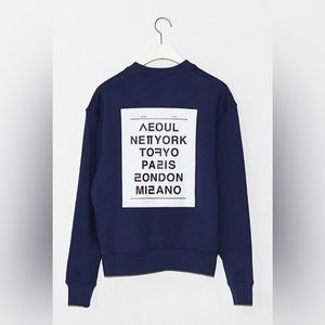 Nohant New Kidz Seoul Crewneck - Navy Medium - Made in Korea